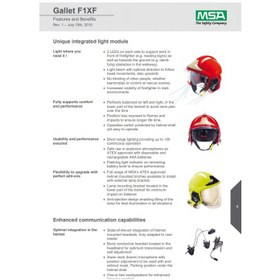 کلاه عملیاتی گلت MSA مدل F1xf ساخت کشور امریکا